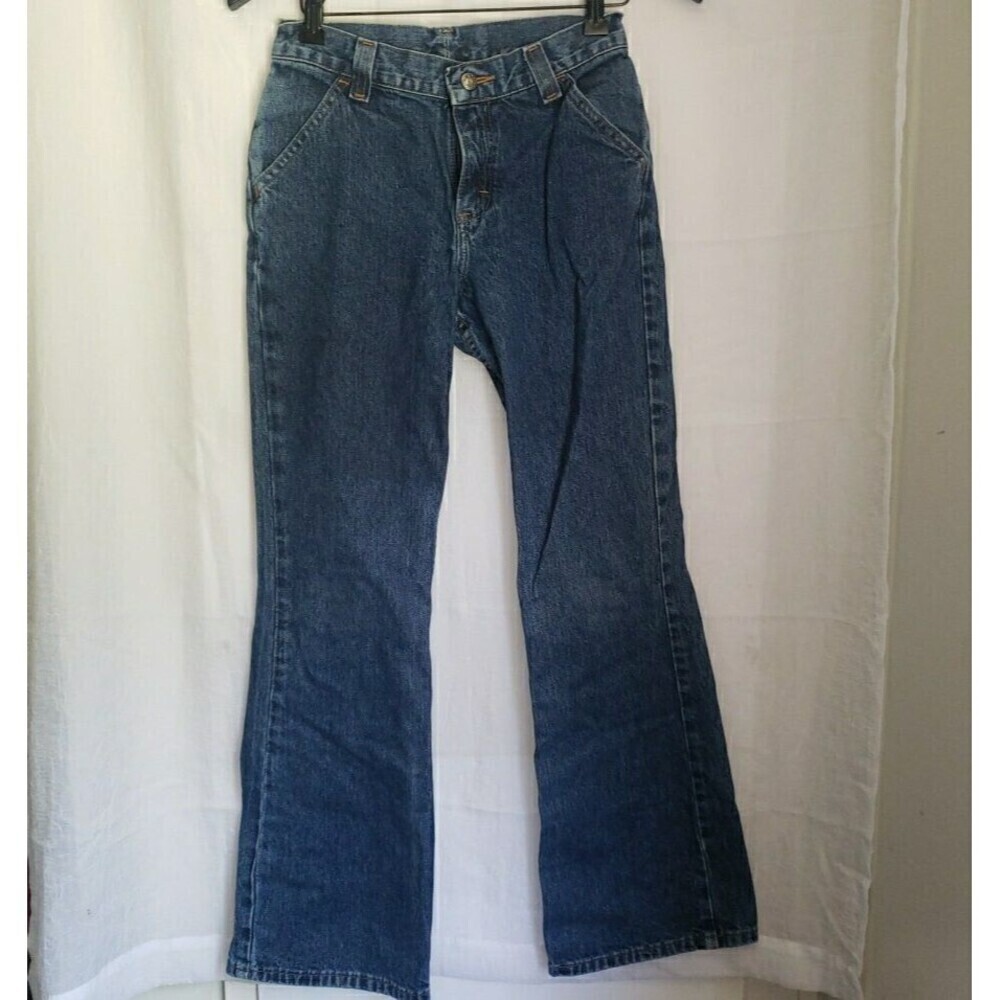 Riders By Lee Girls Flare Blue Jeans Size UNKNOWN See Measurements - Picture 1 of 11